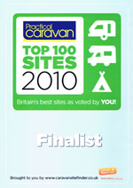Top 100 Caravan sites 2012 finalist