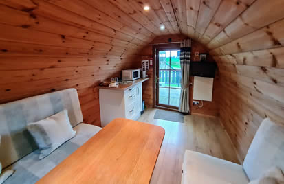 Camping Pod Interior