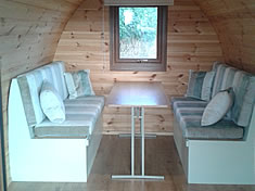 Camping Pod Interior